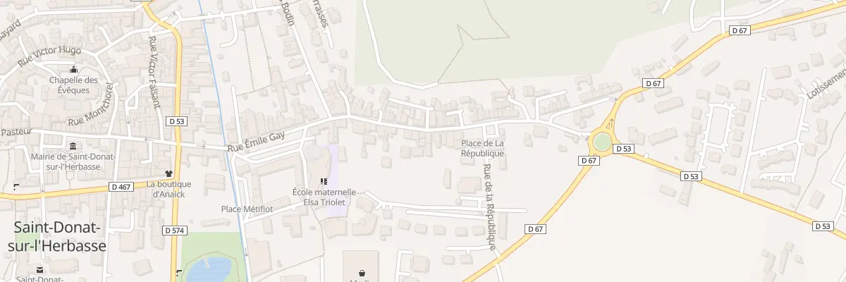 Plan du 22 Rue des Balmes à Saint-Donat-sur-l’Herbasse