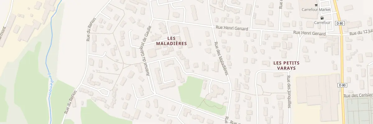 Plan du 109 Rue Anne Marie Crollet à Vonnas