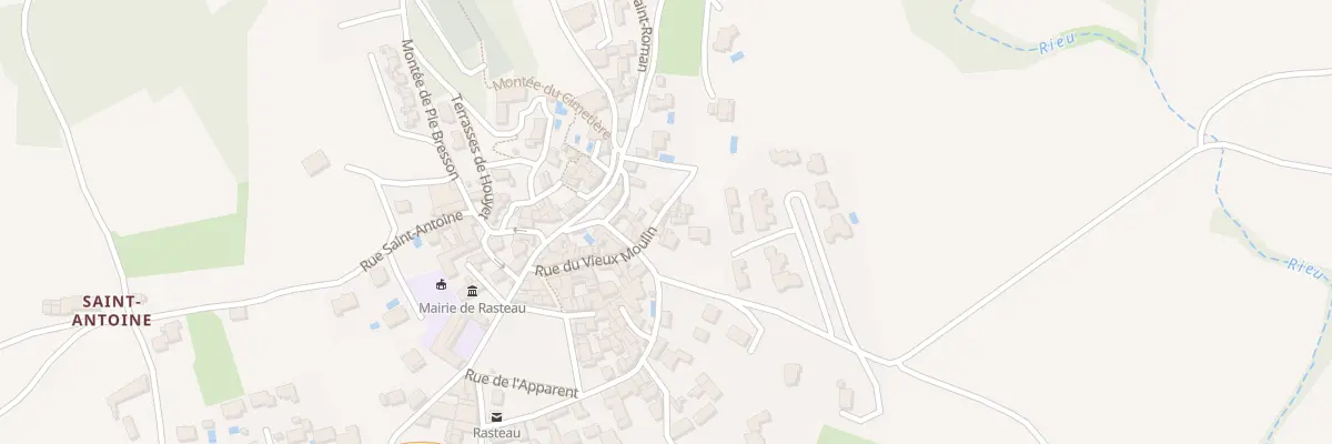 Plan du 5245 Cacharel à Rasteau