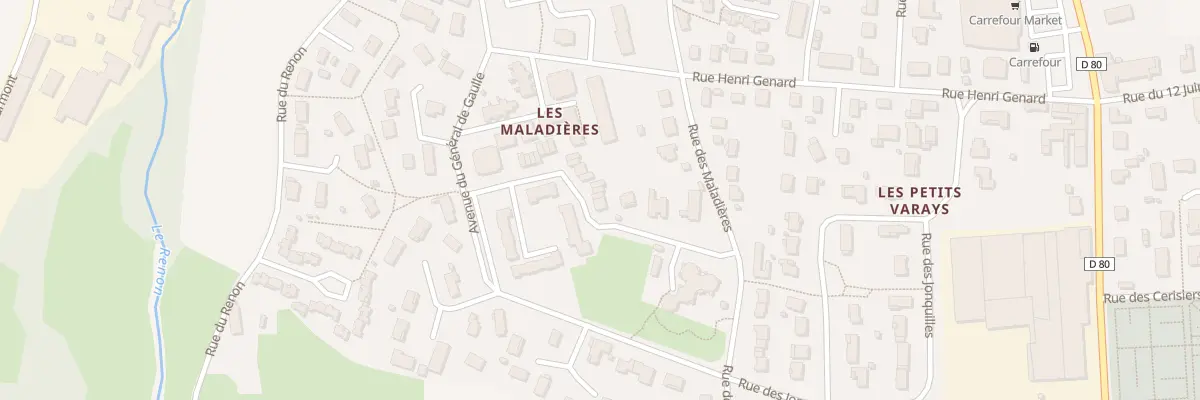 Plan du 123 Rue Anne Marie Crollet à Vonnas