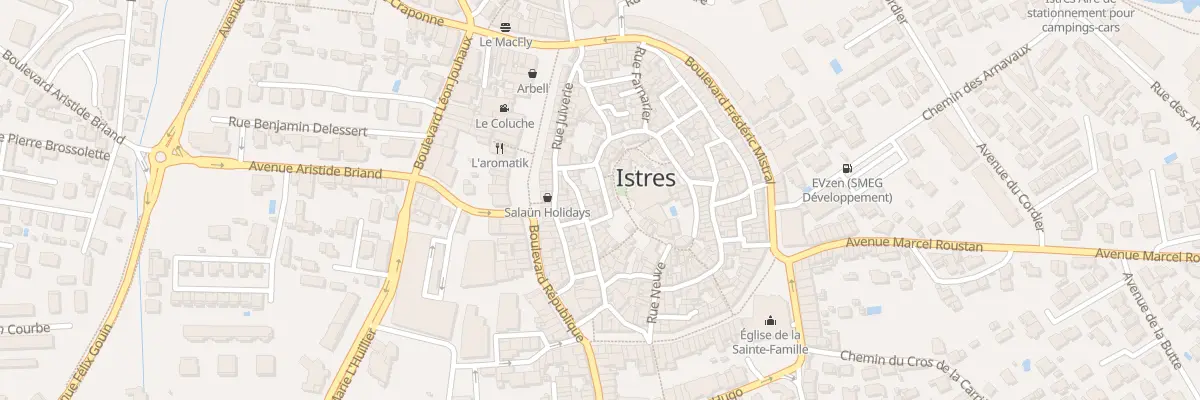 Plan du 9 Rue Mathieu Aguillon à Istres