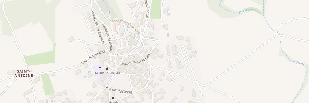 Plan du 5373F Cacharel à Rasteau