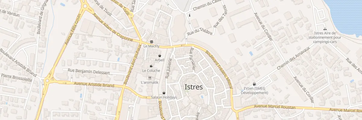 Plan du 4 Imp Edouard Vaillant à Istres