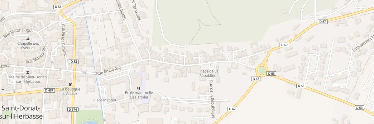 Plan du 43 Rue des Balmes à Saint-Donat-sur-l’Herbasse