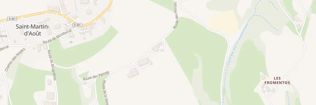 Plan du 765 Rte des Perrots à Saint-Martin-d’Août