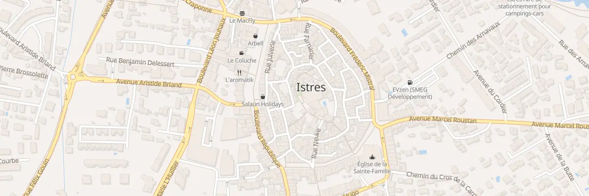 Plan du 10 Rue Mathieu Aguillon à Istres