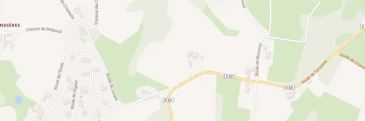 Plan du 735 Rte de Tersanne à Saint-Martin-d’Août