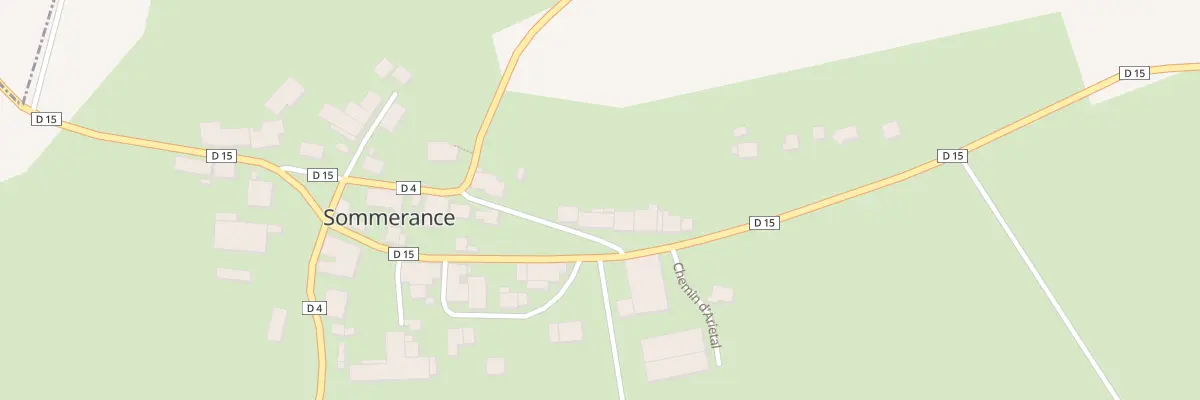 Plan du 20 Rue Haute du Paquis à Sommerance