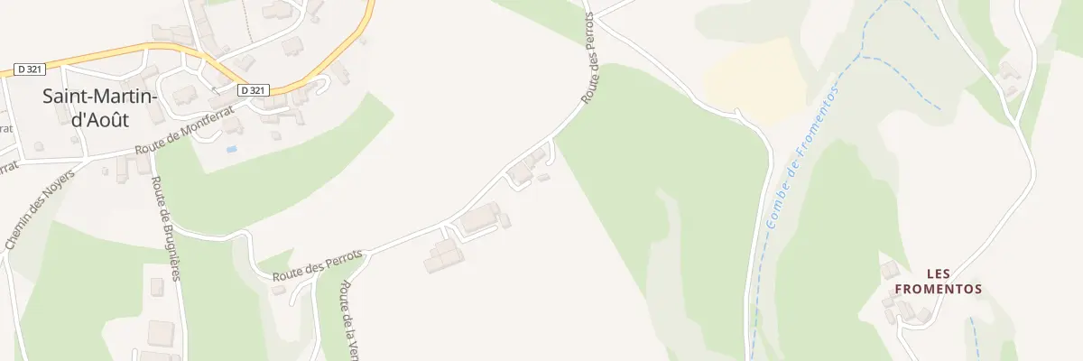 Plan du 745 Rte des Perrots à Saint-Martin-d’Août