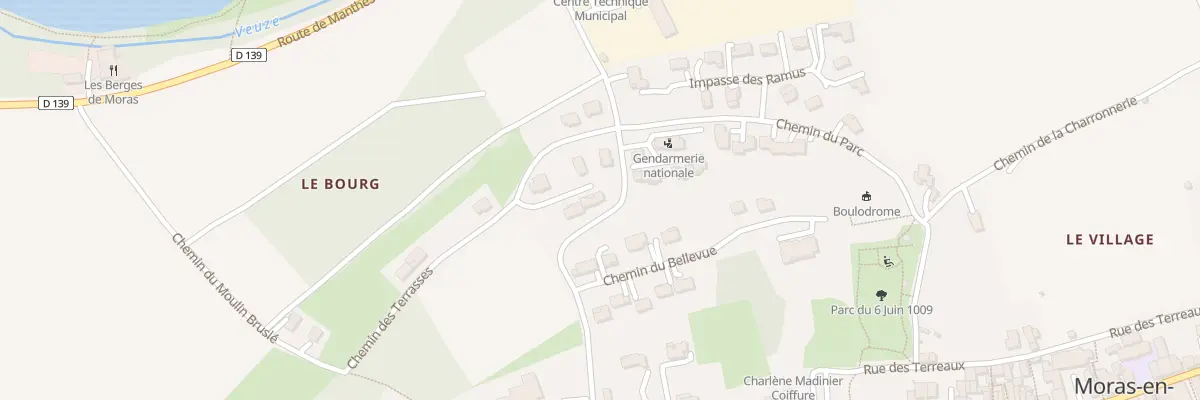 Plan du 8 Che des Terrasses à Moras-en-Valloire