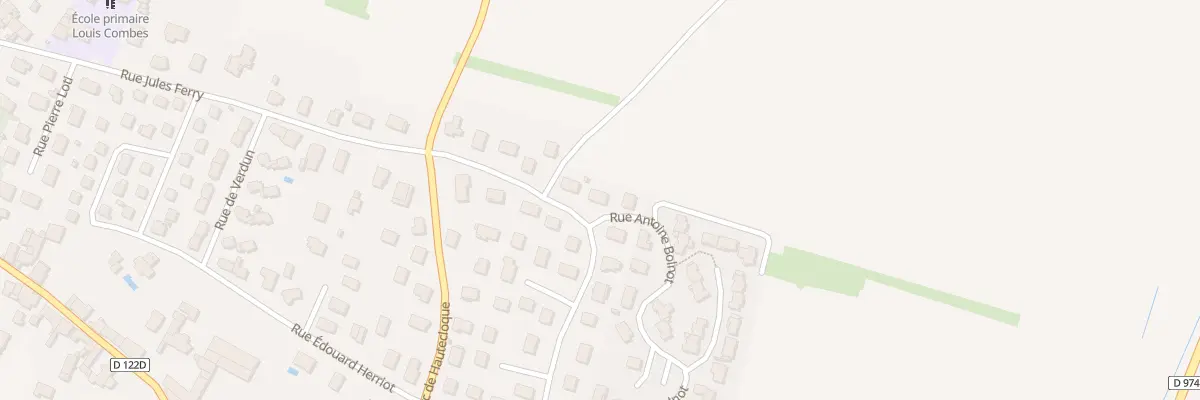 Plan du 26 Rue Saint Exupery à Couchey