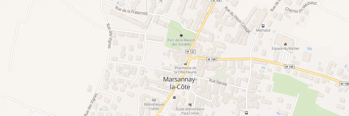 Plan du 75 Rue de Mazy à Marsannay-la-Côte