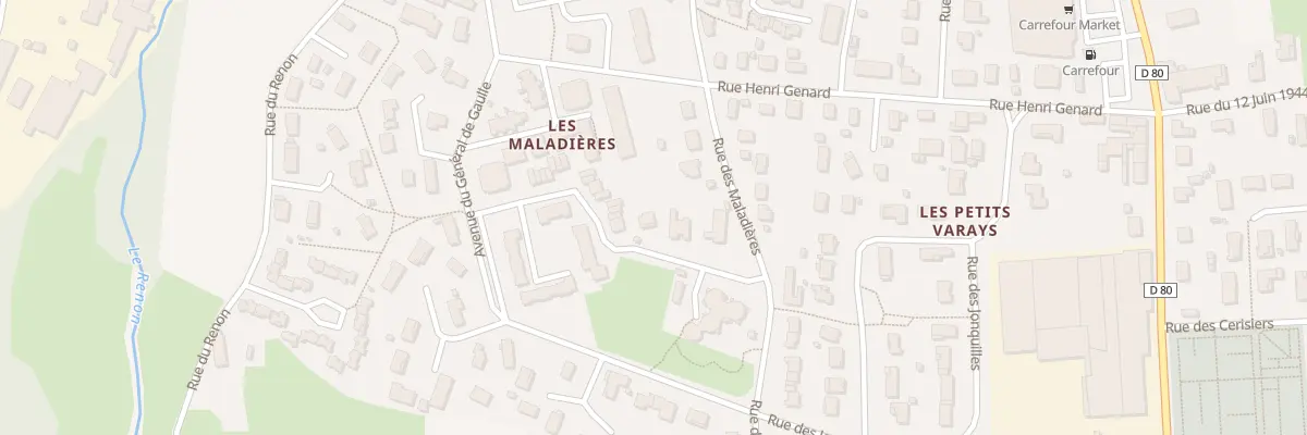 Plan du 163 Rue Anne Marie Crollet à Vonnas