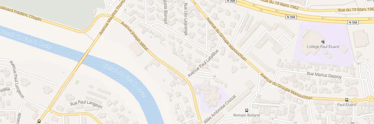 Plan du 6 Sq Saint-Just à Port-de-Bouc