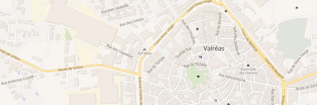 Plan du 15 Rue Jules Faye à Valréas