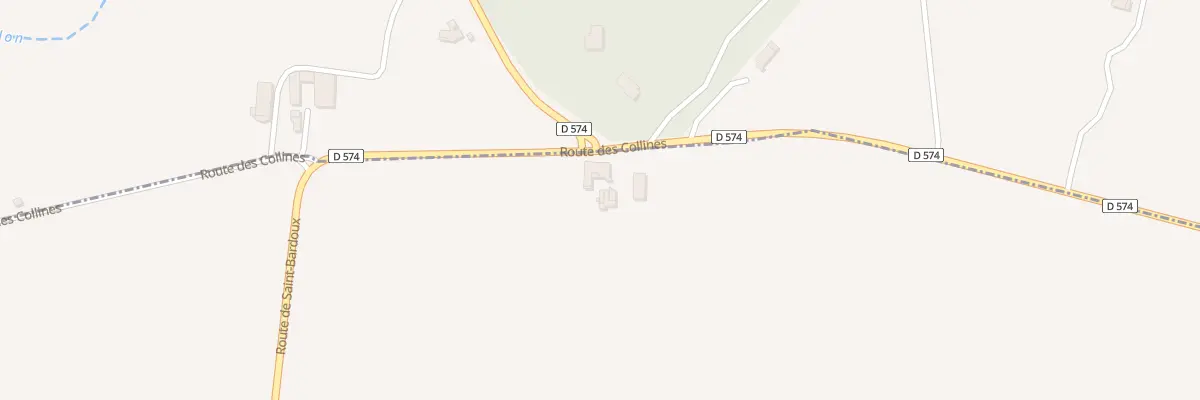 Plan du 3120 Rte des Collines à Granges-les-Beaumont
