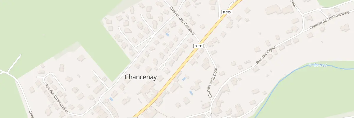 Plan du 7 All des Cerisiers à Chancenay