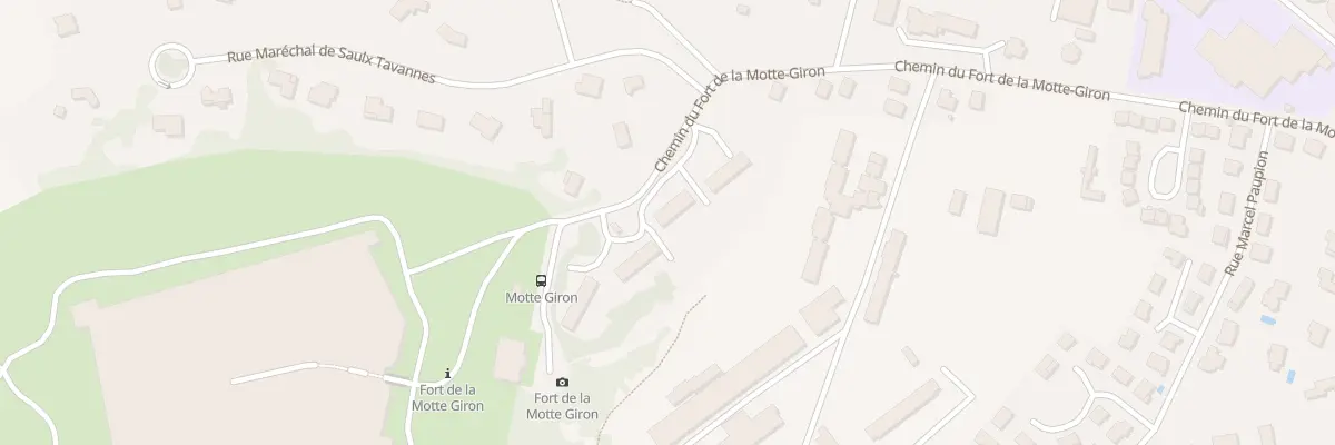 Plan du 79 Che du Fort de la Motte-Giron à Dijon