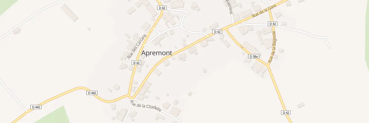 Plan du 12 Rue de Dessous Les Mais à Apremont