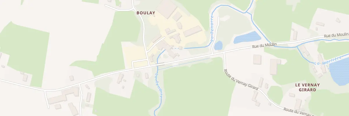 Plan du 56 Rue du Moulin à Baudrières