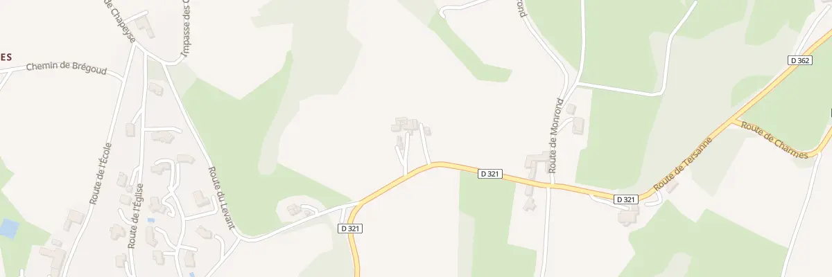 Plan du 745 Rte de Tersanne à Saint-Martin-d’Août