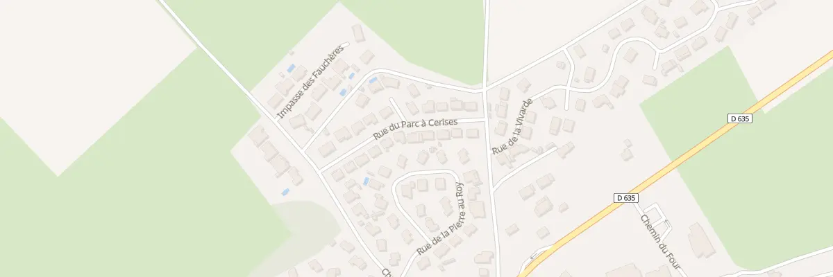 Plan du 14 Rue du Parc à Cerises à Chancenay