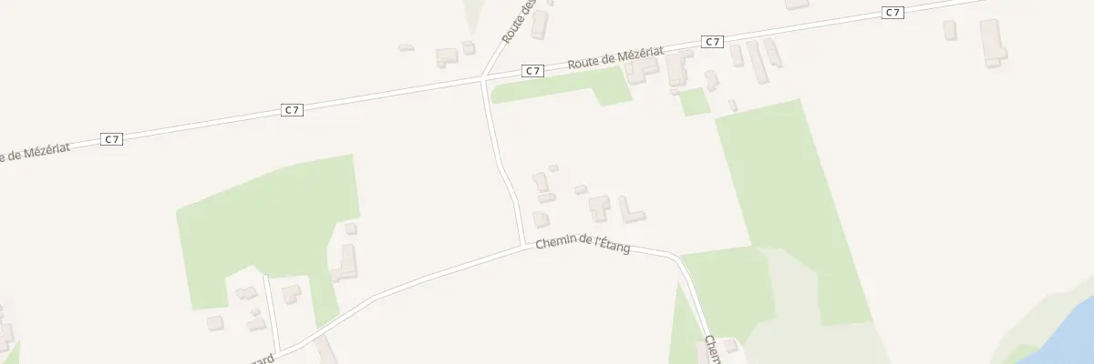 Plan du 812 Rte de Bolozard à Perrex
