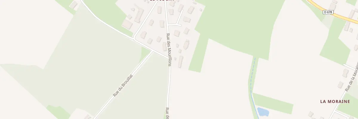 Plan du 20 Rue des Mourillons à Saint-Christophe-en-Bresse