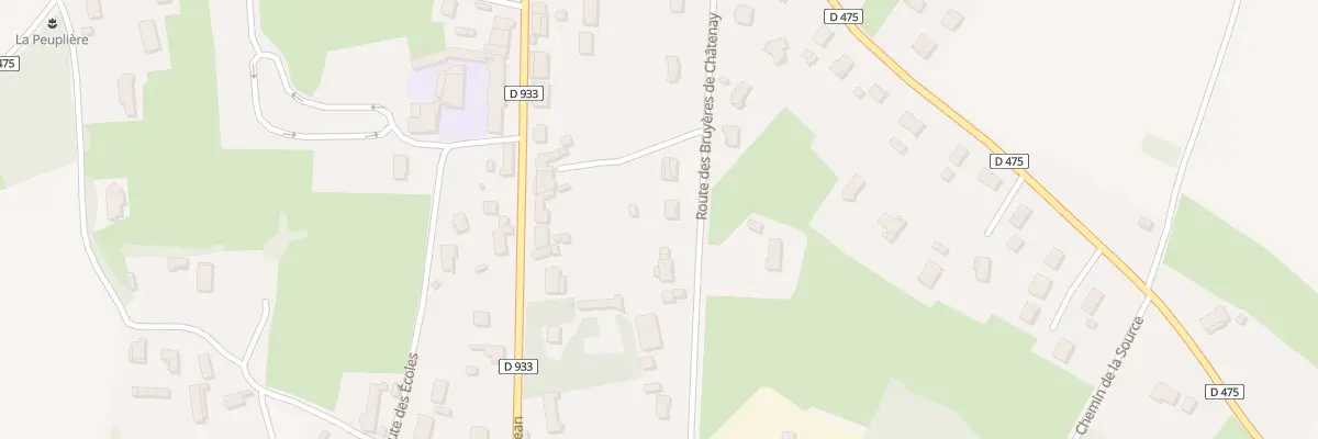 Plan du 490 Rte des Bruyeres de Chatenay à Simandre