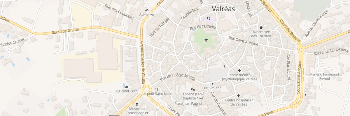 Plan du 1 Grande Rue à Valréas