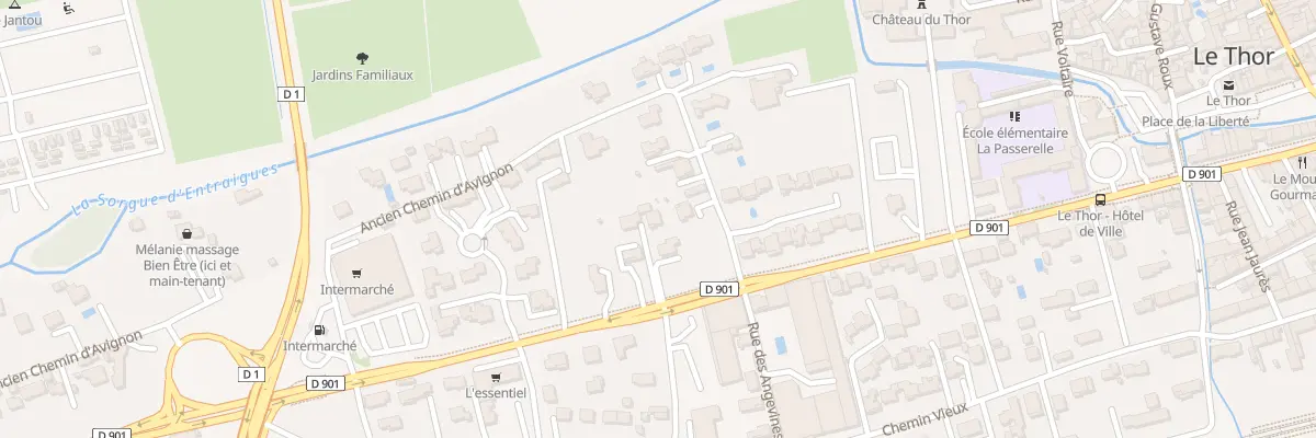 Plan du 560 Crs Gambetta au Thor