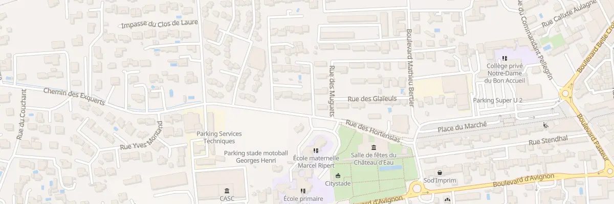 Plan du 4 Rue des Hortensias à Monteux