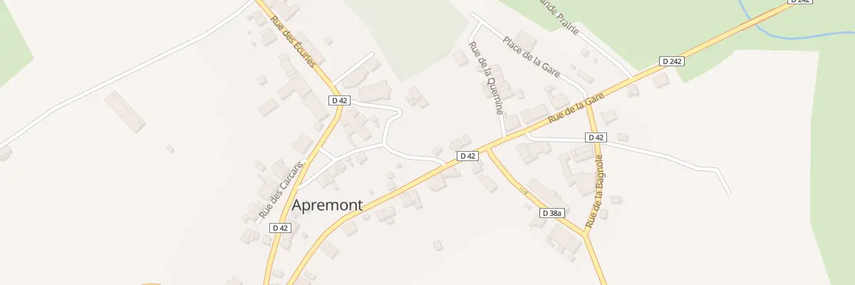 Plan du 5040 Rue sous la Roche à Apremont