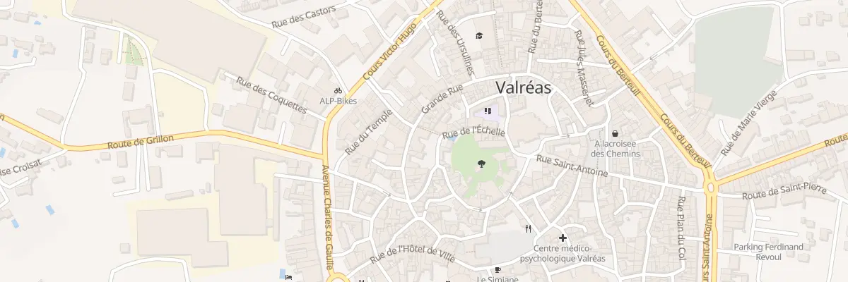 Plan du 22 Grande Rue à Valréas