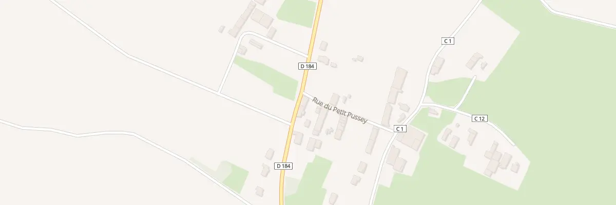 Plan du 2 Rue du Petit Pussey à Allerey-sur-Saône