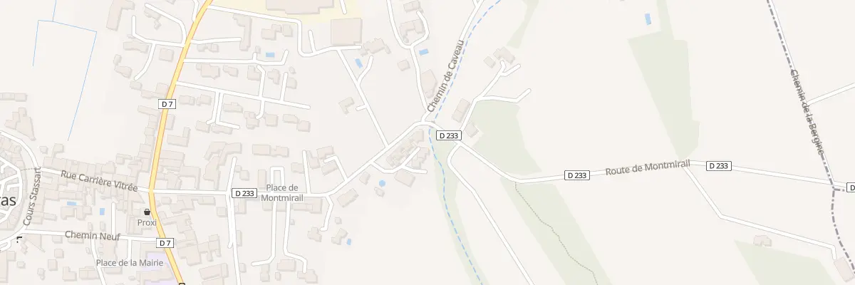 Plan du 276J Rte de Montmirail à Vacqueyras