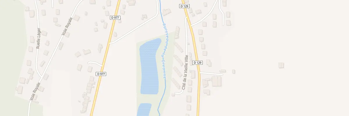 Plan du 9 Cite de la Vieille Ville à Givonne
