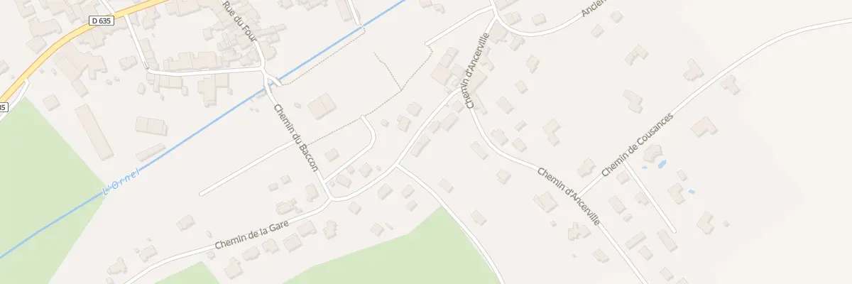 Plan du 3 Che de la Gare à Chancenay