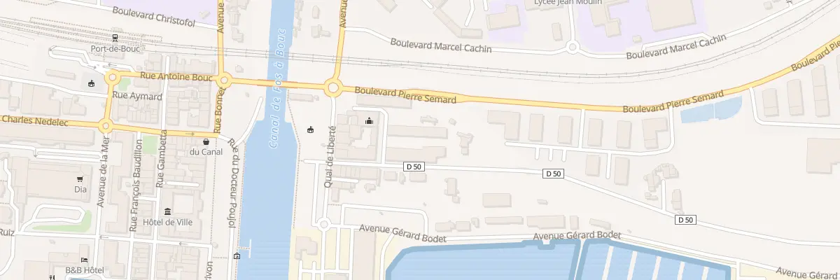 Plan du 7 Rue Frantz Fanon à Port-de-Bouc
