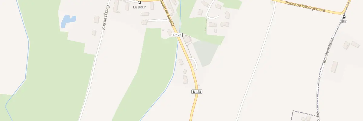 Plan du 2C Rte de Serville à Saint-Christophe-en-Bresse