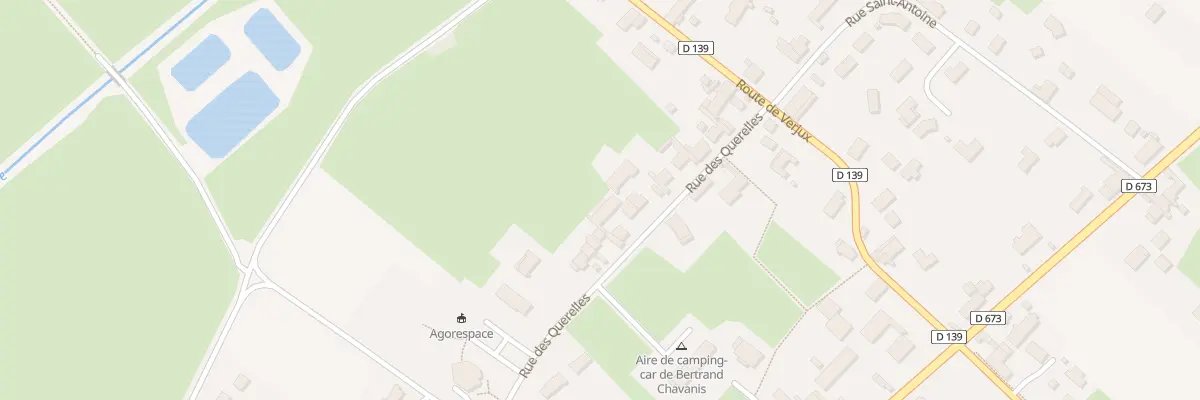 Plan du 37 Rue des Querelles à Damerey