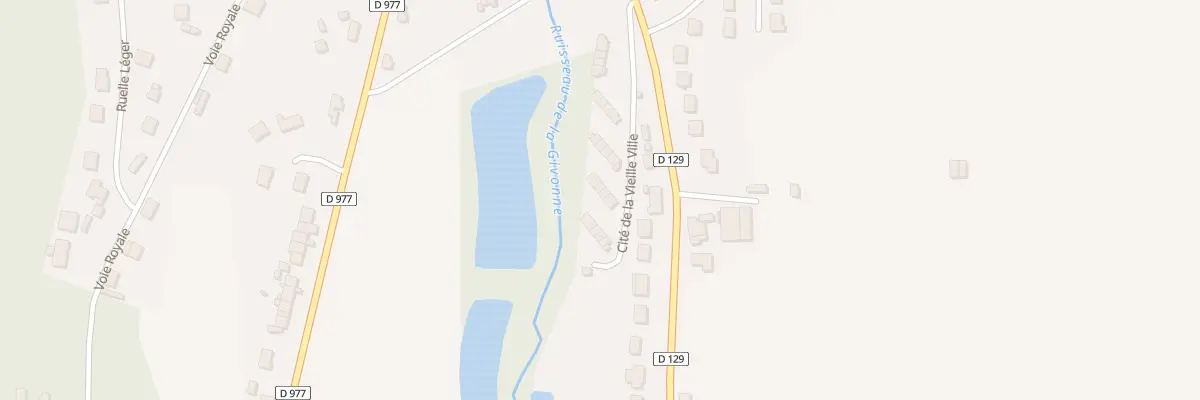 Plan du 15 Cite de la Vieille Ville à Givonne