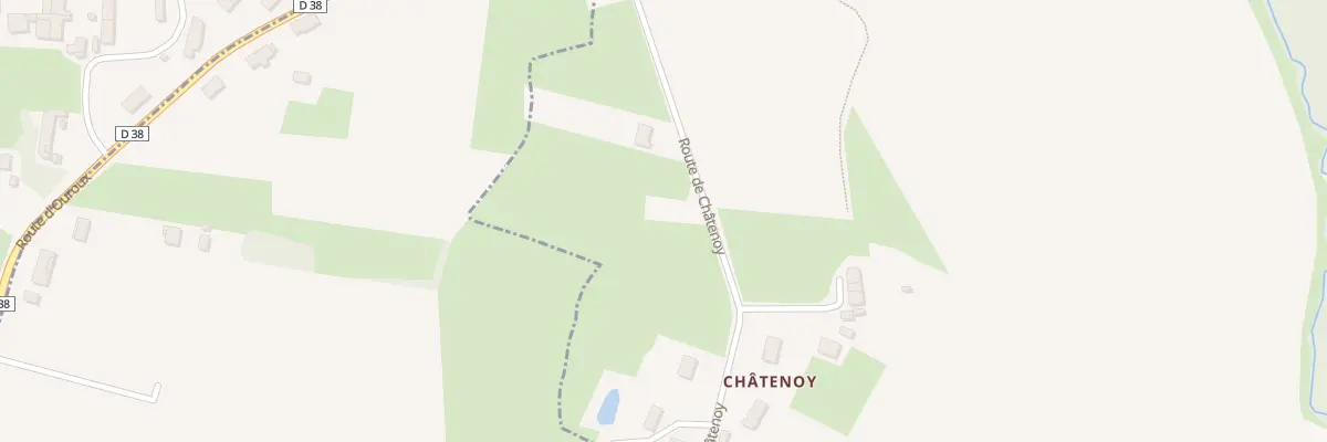 Plan du 5474 Rte de Chatenoy à Saint-Christophe-en-Bresse