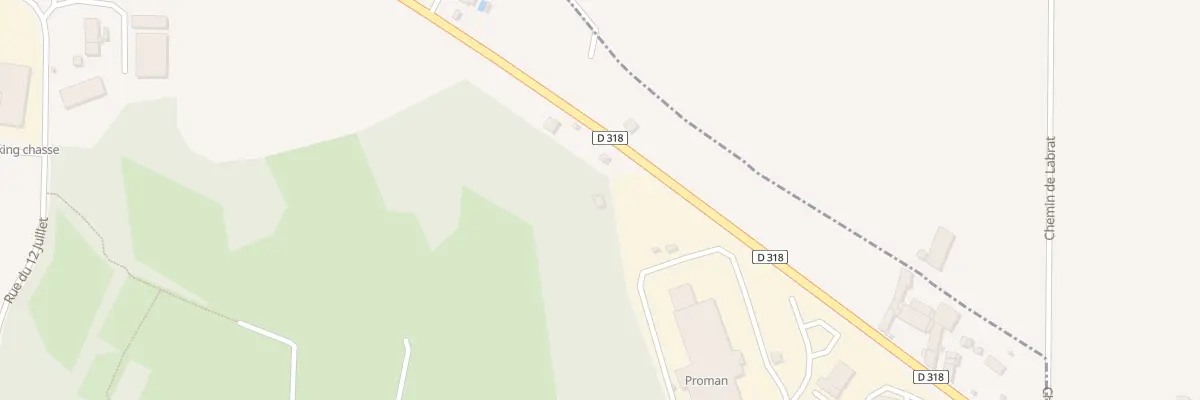 Plan du 9014 Rte d’ Heyrieux à Toussieu