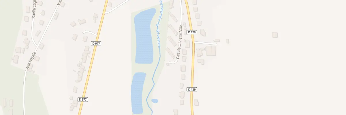 Plan du 20 Cite de la Vieille Ville à Givonne