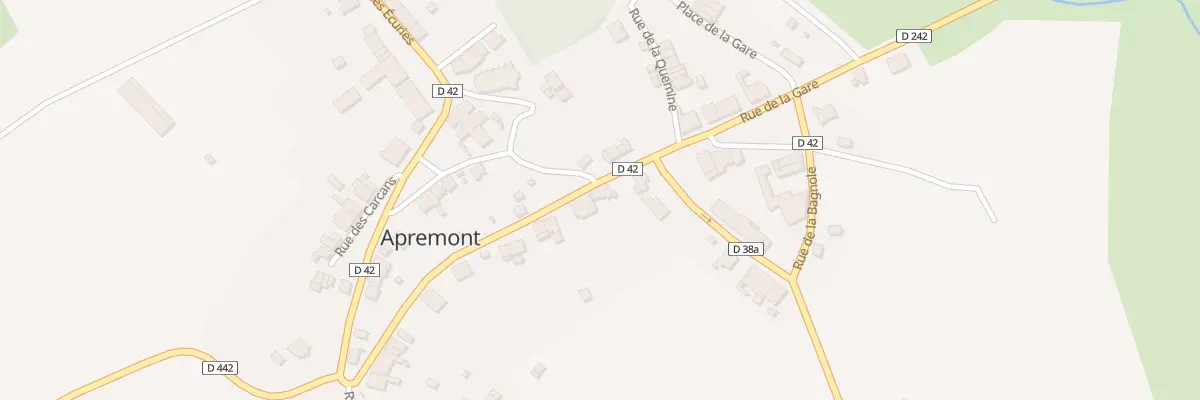 Plan du 6 Rue sous la Roche à Apremont
