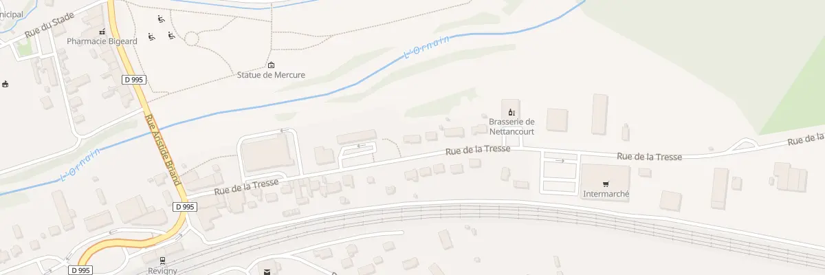 Plan du 7 Rue de la Tresse à Revigny-sur-Ornain