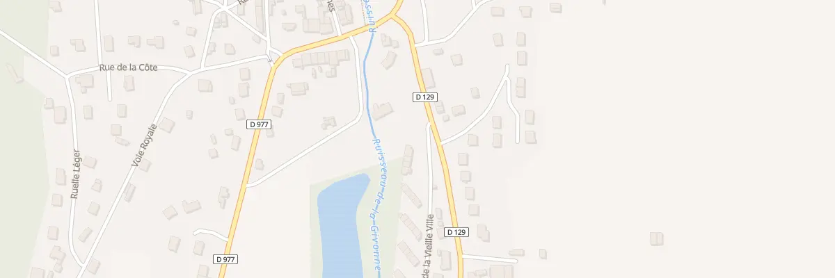 Plan du 1 Cite de la Vieille Ville à Givonne