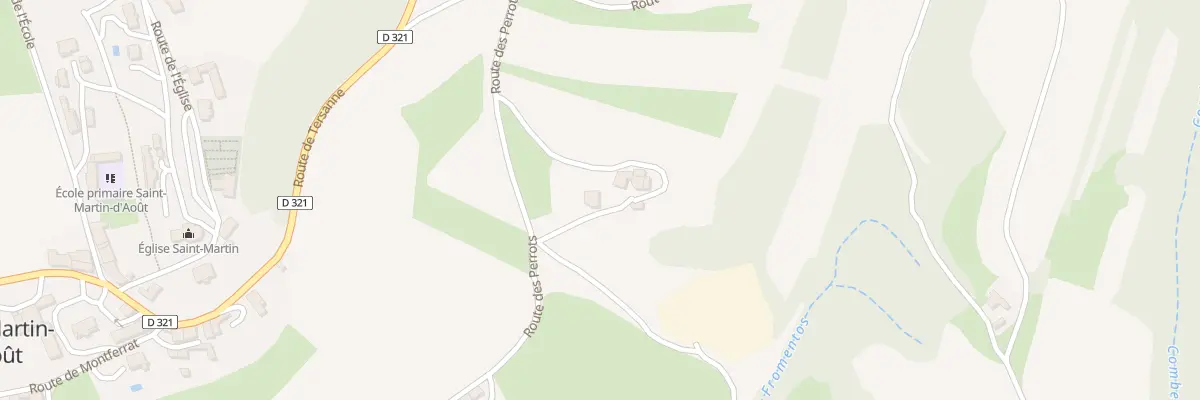 Plan du 665 Rte des Perrots à Saint-Martin-d’Août