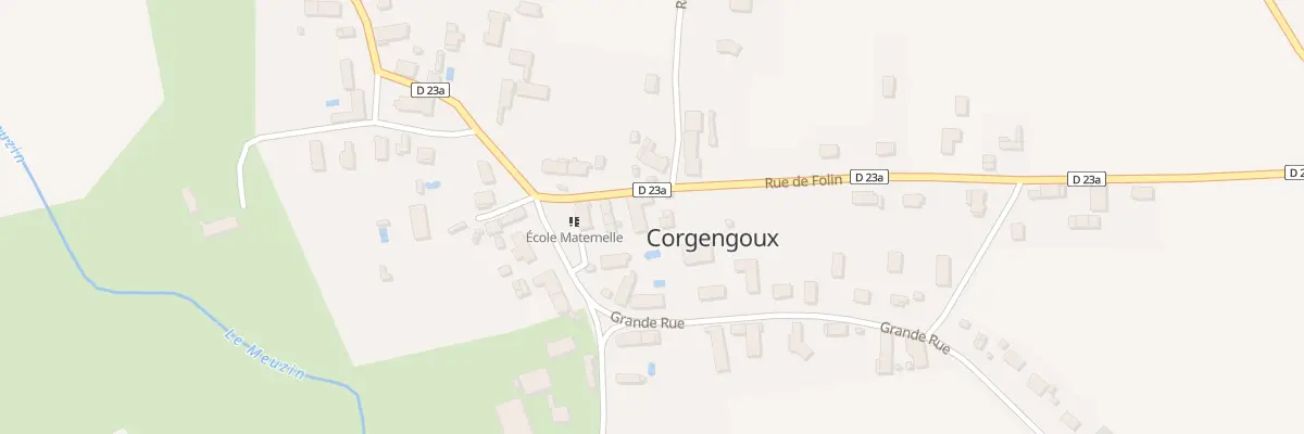 Plan du 6 Rue de Folin à Corgengoux